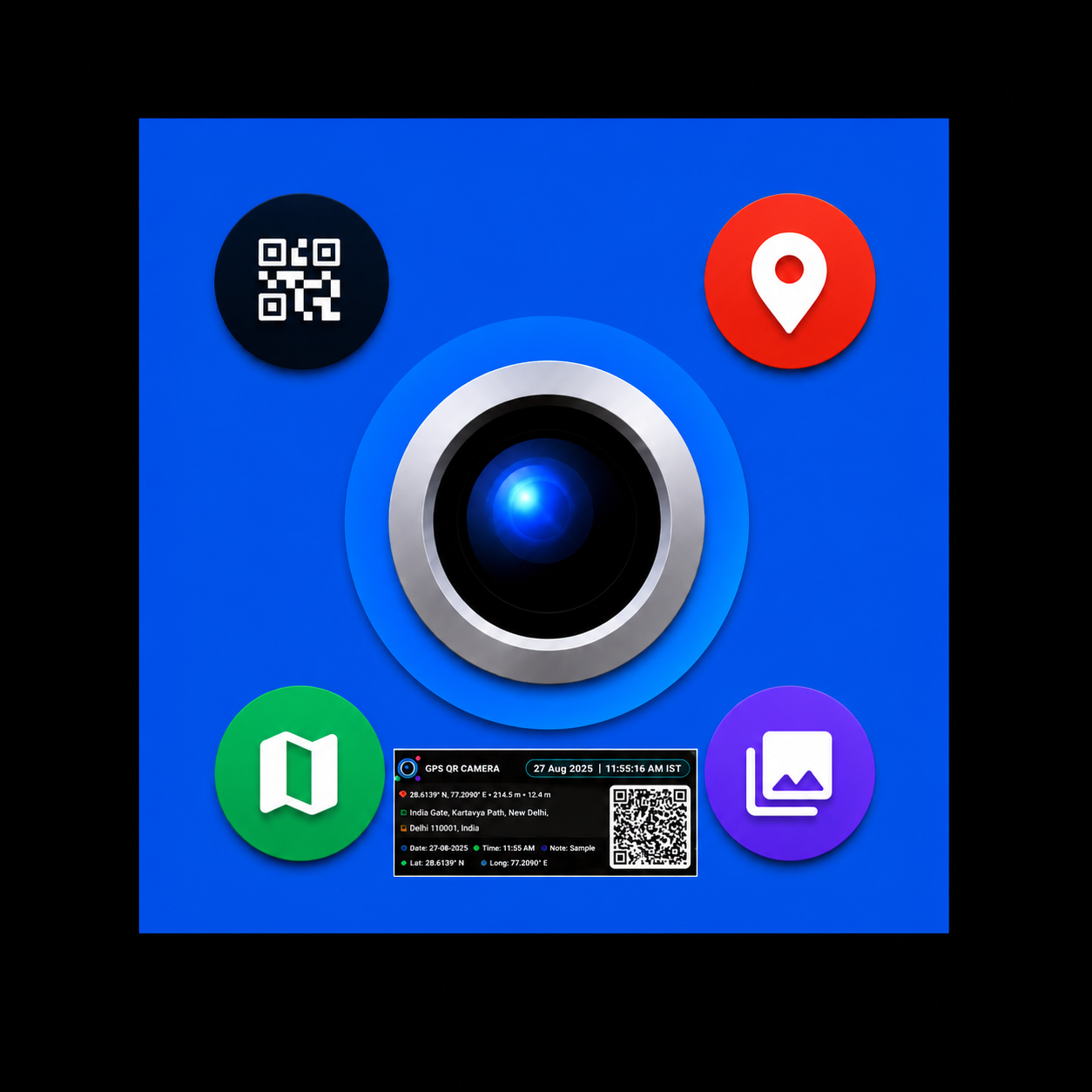 GPS QR Camera